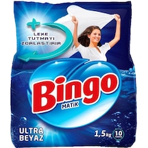 Bingo Çamaşır Deterjanı 1,5 Kg Ultra Beyaz