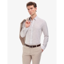 Pierre Cardin Erkek Koyu Kahverengi Gömlek Desenli 50320886-vr084