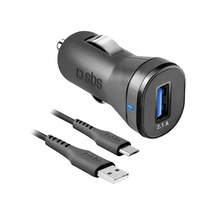 Ayrex Tecrkıtmıc21afast Mini Araç İçi Çakmaklığa Takılan Usb Qc 3.0 Sertifikalı + Type-c Şarj Ve Veri Kablolu 1