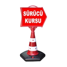 Sürücü Kursu Temalı Uyarı ve Ok Reklam Dubası
