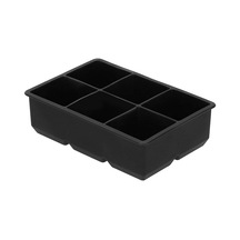Silikon Buz Kalıbı Büyük Boy 6lı Buz Kalıp Silikon Kırmızı , Krem , Mavi , Kahverengi Diğer