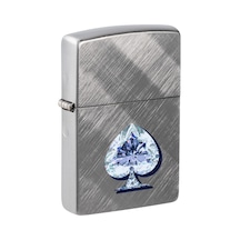 Zippo Ace Of Spades Diamond Dizayn Çakmak Gri
