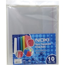 Noki Hazır Yapışkanlı Kitap Kabı 10 Adet Şeffaf