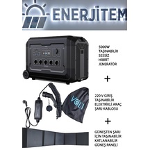 Elektrikli Araç Paketi,5 Kw 5000 W Sessiz Hibrit Jeneratör