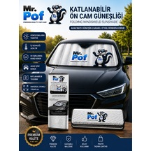 Mr. Pof Premium Katlanabilir Metalize Araç Ön Cam Güneşliği