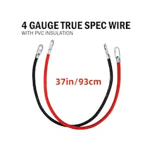 Dashanshop 4awg 37 Inch Akü Kablosu Seti Otomotiv Yeni Enerji Araç Kamyon Rv Solar