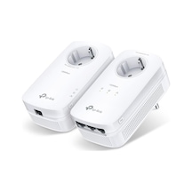 Tl-pa8033p Kit, Av1300 3-port Gigabit Passthrough Powerline Start
