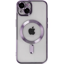Apple iPhone  Uyumlu,  14 Kılıf Kross Magneticsafe Kapak - Mor