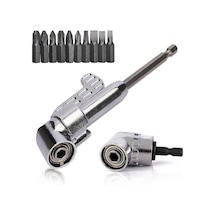 12 Parça 1/4'' Bits Uç ve Köşe Vidalama Adaptörü Seti
