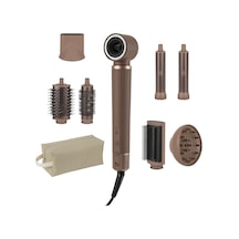 Style Air Saç Şekillendirici Seti, 110.000 Rpm Bldc Motor, 8 Başlıklı Kurutma, Düzleştirme, Hacim, Bukle Kahverengi