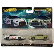 Hot Wheels Premium Car Culture 2'li Arabalar Nissan Gt-r Nismo Gt3 - Nissan Gt-r R35