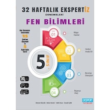 5. Sınıf Ekspert Ekspertiz 32 Haftalık Fen Bilimleri Denemeleri