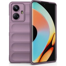 Realme 10 Pro 5g Kılıf Optimum Silikon - Mor Diğer