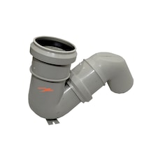 50 Lik Lavabo Altı Es Sifon Koku Engelleyici Pvc Se Gider Açık Gri