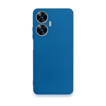 Realme C55 Kılıf First Silikon - Mavi 0.2M-Çok Renkli