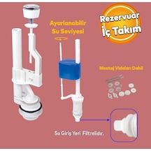 Rezervuar Basmalı İç Takımı Alafranga Oturmalı Tuvalet Klozet Sifon İç Düzenek Otomatik Su Dolum