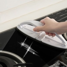 Shineyee Katlanabilir Kollü Ev Temizlik Fırçası - Pp+polyester, Hızlı Köpürme, 2 Adet, Beyaz 21x6cm