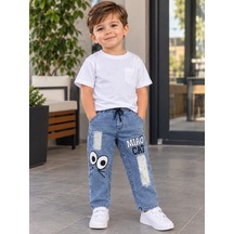 Erkek Çocuk Kot Pantolon Mavi