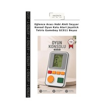 Eğlence Aracı Hobi Aleti Seyyar Konsol Oyun Kolu Atari Joystick Tetris Gameboy Gc011 Beyaz