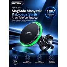 Magsafe 15w Manyetik Kablosuz Şarjlı Araç Telefon