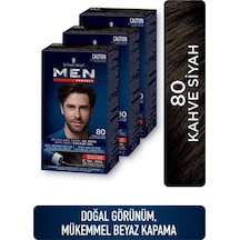Men Perfect Saç Boyası 80 - Kahve Siyah X 3 Adet set-hnkl-2528-5084