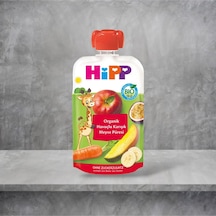 Organik Havuçlu Karışık Meyve Püresi 100 Gr