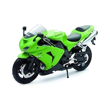 Kawasaki 1/12 Zx-10r 2006 Model Yeşil Motorsiklet