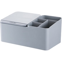 Suntek Çok Fonksiyonlu Akıllı İndüksiyon Saklama Kutusu Ofis Gri + Usb