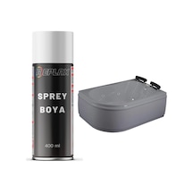 Gri Duşakabin Jakuzi Küvet  Sprey Boya Suya Dayanıklı 400 Ml.