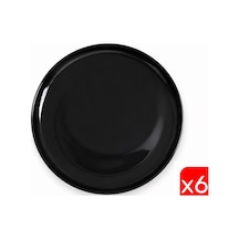 Kütahya Porselen Moderna Servis Tabağı Siyah 24cm Mod24du740104 6 Lı
