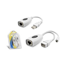 Usb Rj45 Kablolu Uzatıcı Seti 60 M - Beyaz Hdx5064 Evimdeyokyok