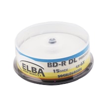 Elba Blu-Ray Bd-R 6X 50Gb 15Li Cake Box Prıntable