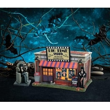 Department 56 Elvira Mistress Of The Dark Village Aksesuarları İmzalı İmzalar Heykelcik, 8,8 Cm, Çok Renkli