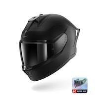 Shark Skwal Cup Dark Shadow Mat Siyah Kask Siyah Cam+pınlock li