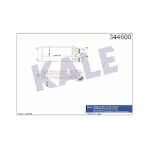 KALE OTO Radyatör 344600 Turbo Radyatörü 207 06- 1.6 HDI 208 12- 1.4 HDI 1.6 HDI 301 12- 1.6 HDI 1.6 Isıtma Soğutma Sist. 38079787