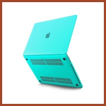 Bezos Macbook Pro 13 2020 Macbook Buzlu Kapak - Yeşil Pro