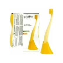 Promis Biplastic Sarı Single Diş Fırçası 6750 - Soft - Tutucu Hediyeli