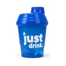 Just Shaker 400 Ml Ölçekli Sızdırmaz Kapaklı Protein Shaker Mavi
