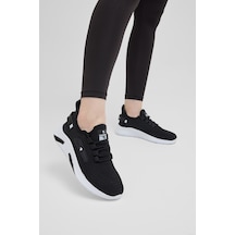 Tonny Black Esnek Konforlu Rahat Kalıp Spor Ayakkabı Unisex Siyah Beyaz Ayakkabı Tbtklc040
