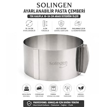 Ayarlanabilir Metal Kek Kalıp 16-34cm Çok Renkli