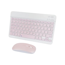 Samsung Galaxy Tab S6 Lite P610 / Sm-p620 Ile Uyumlu Kablosuz Bluetooth Klavye Mouse Set