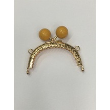 Karantuhafiye Çanta Ve Cüzdan Klipsi Oval 20 Cm Incili Model Gold Hardal İnci Gold Hardal İnci Çok Renkli