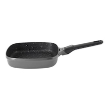 Berghoff Gem 8501031 Çıkarılabilir Saplı Stay Cool Izgara Kare Tava Gri 24 Cm Gri