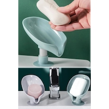 Buççin Online Mağaza 2 Adet Vantuzlu Banyo Sabunluk El Sabunluğu Banyo Aksesuarı Kaymaz Atık Giderici Aparat Plastik Çok Çok Renkli