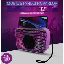 Qasul Yeni Nesil Mobil Standlı Bluetooth Hoparlör Her Zaman Her