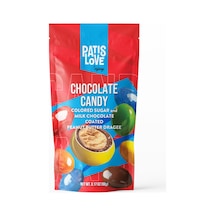 Patislove Renkli Şeker Kaplı Sütlü Çikolatalı Yer Fıstığı Draje, 90g