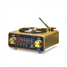 Rt-604 Nostaljik Trend Radyo,plakçalar Görünüm Bluetooth Nostalji Radyo