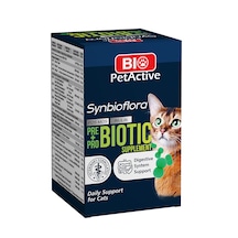 Bio Petactive Biotic Probiyotik Prebiyotik Kedi Sindirim İçin 60 Tablet 30 G