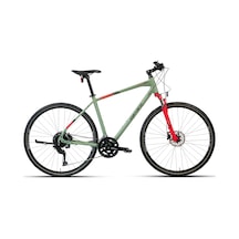 Carraro Sportive 227 C Şehir Gezi Bisikleti Hidrolik Disk Shimano Cues 18 Vites 56cm 2026 Model Mat Yeşil