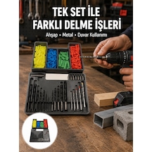 Matkap Ucu Seti Organizerli Çok Amaçlı Delme Uçları Yeni Nesil